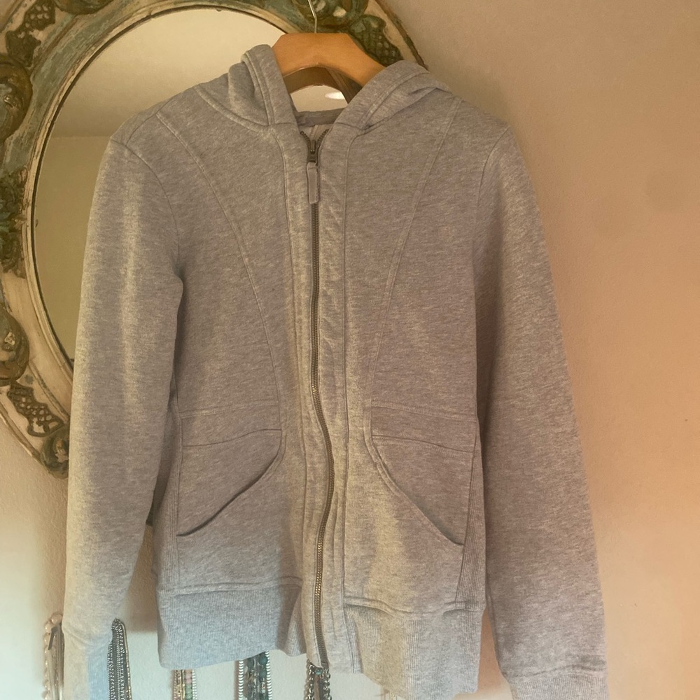 Lucy gently used grey hoodie size medium